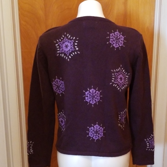 Christopher & Banks Button Front Sweater👚 - Picture 4 of 6